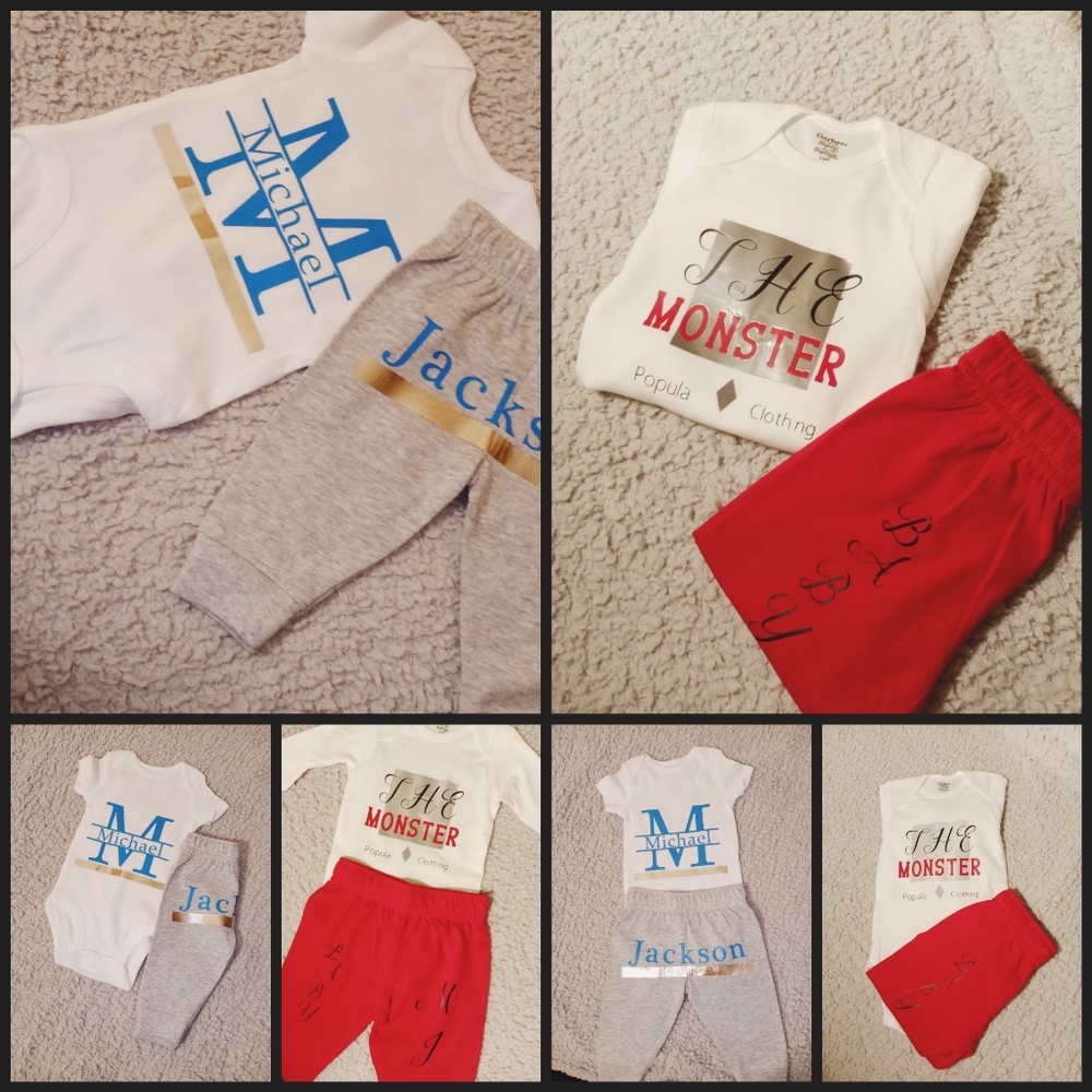 Custom Baby Outfits (infant boys & girls)